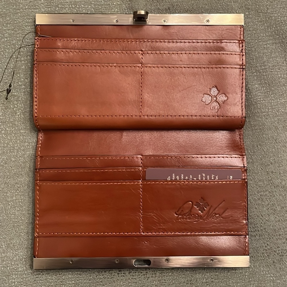 Brand New Patricia Nash Genuine Tooled Leather Cauchy Large Florence Wallet RFID - Picture 10 of 15